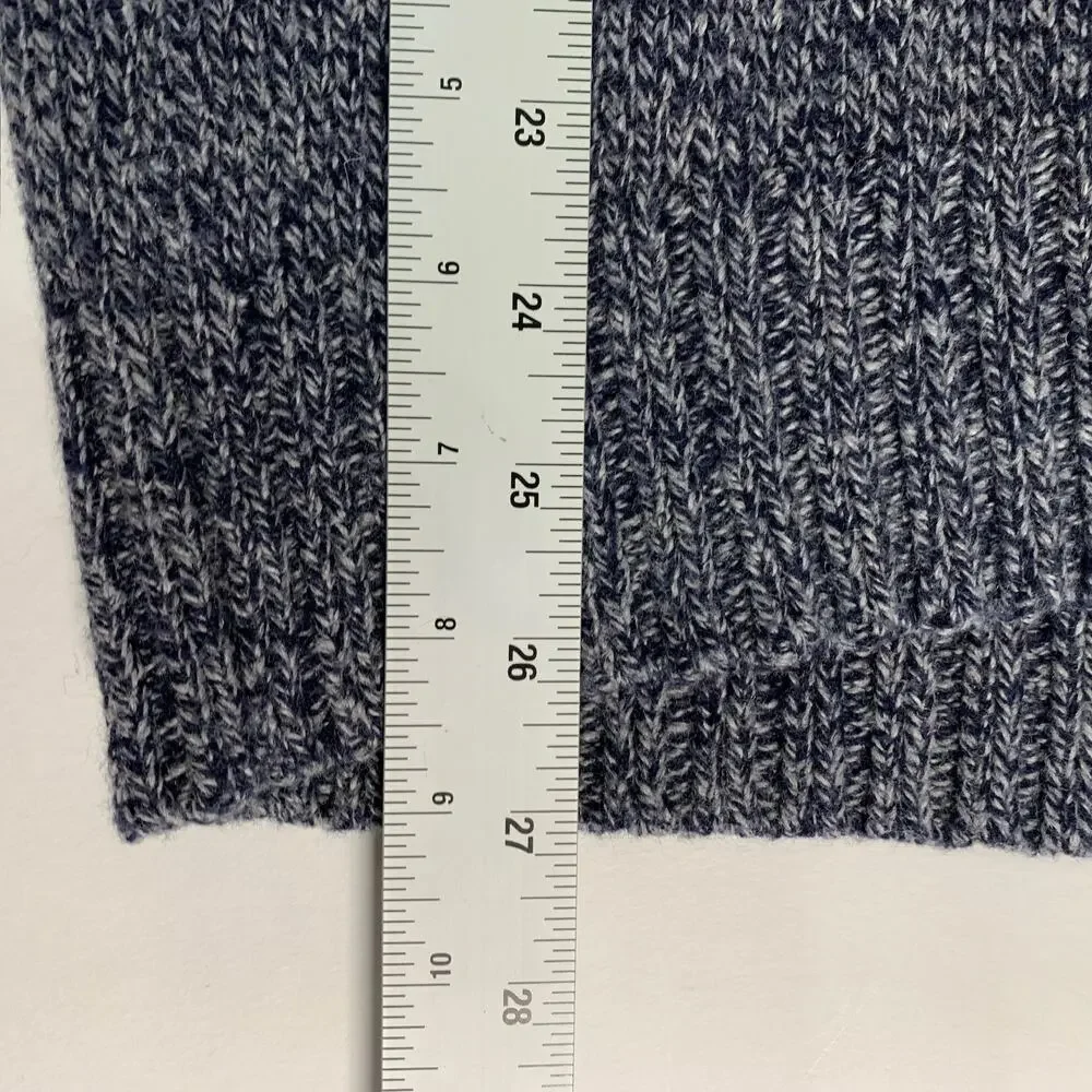 Banana Republic S Mens Cozy Shawl Sweater Heathered Gray Grandpa